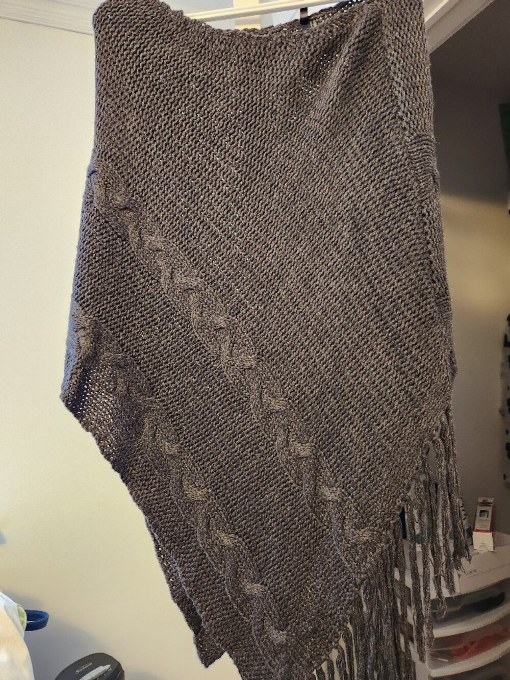 Gray Poncho